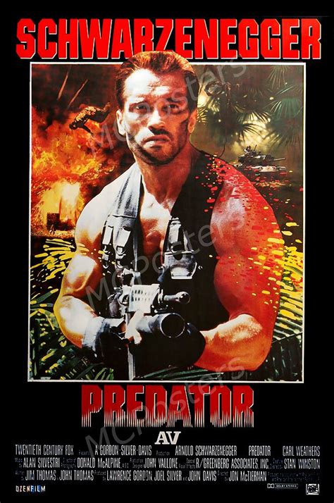 Top 10 Predator Movie Poster 24X36 - U Life