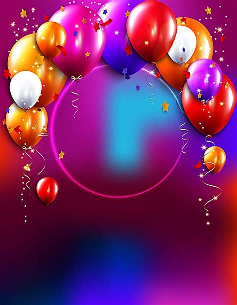 Children Colorful Balloons Vector Celebrate Holidays Background ...