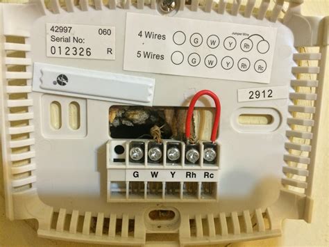 Honeywell Thermostat Wiring 4 Wire