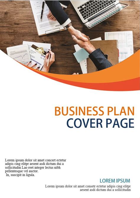 Business Plan Cover Page | FREE Printable Templates 1 | Cover page ...