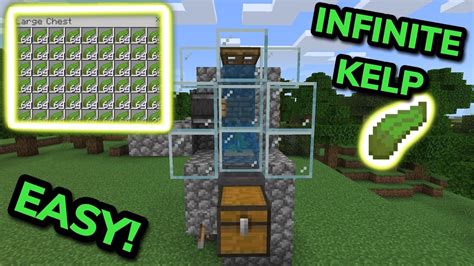 EASY 1.21 ZERO-TICK KELP FARM TUTORIAL in Minecraft Bedrock (MCPE/Xbox ...