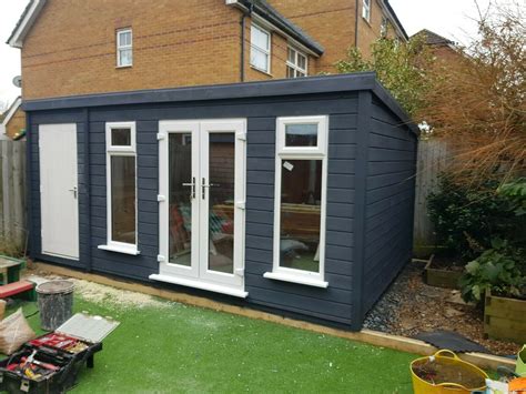 16x8ft penthouse summerhouse / shed pvc doors windows - Summer Houses,Cheap Corner Summerhouse ...