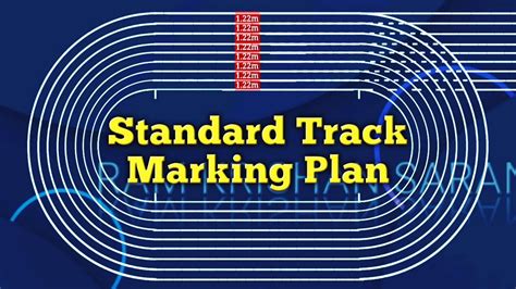 How to Mark 400m Standard Track | 400m Athletic Track Marking | 400m ...