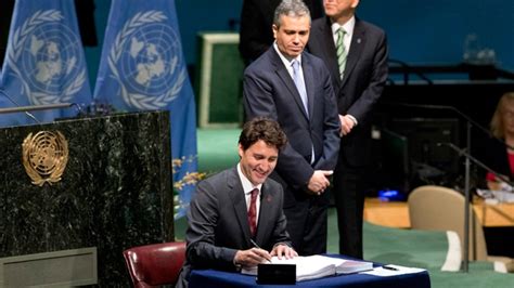 Signing landmark UN climate treaty was the easy part for Trudeau | CP24.com