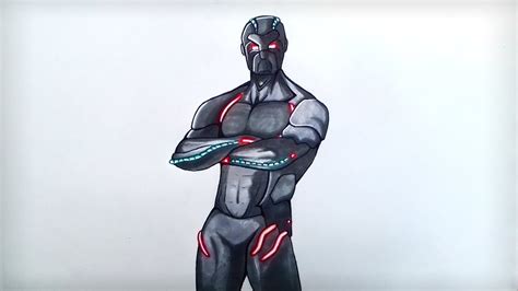 Omega Skin Fortnite Drawing