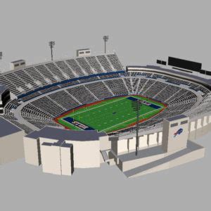 Ralph Wilson Stadium 3D Model - Realtime - 3D Models World