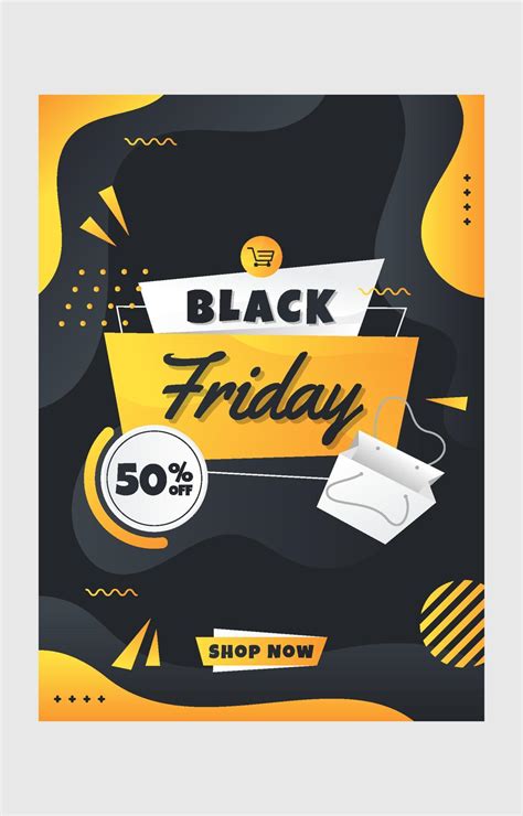 Black Friday Sale Poster 3609416 Vector Art at Vecteezy