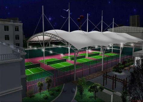 Tensile Membrane Structural Stadium Roof - Ferult Truss Tent