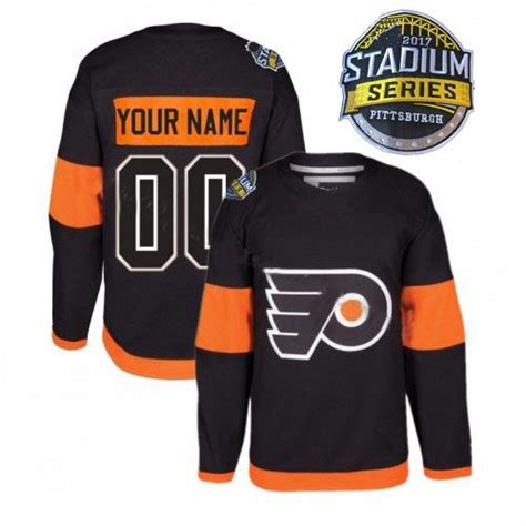 2019 Custom 2017 Stadium Series Philadelphia Flyers Hockey Jersey ...