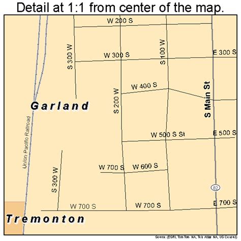 Garland Utah Street Map 4928150