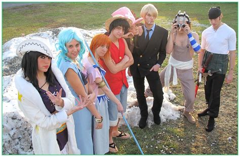 One Piece Delight: Straw Hat Pirate Cosplay