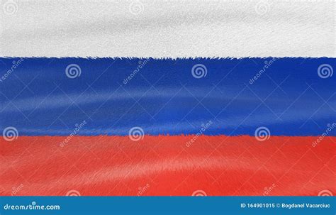 Russian Flag, Russia National Colors Background 3D Rendering. Large Size Stock Illustration ...