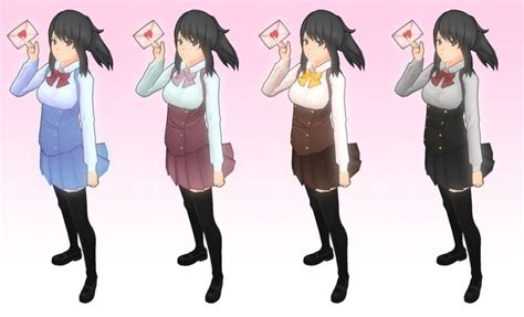 Yandere Simulator: Uniform Variants by Druelbozo ️ | Yandere simulator ...