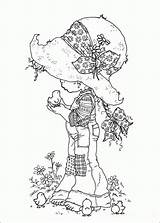 Adult Coloring Hobbie Holly Page Pages sketch template