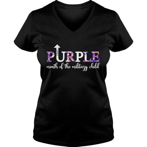 April Purple Up Month Of Military Child Kids Awareness shirt - Trend ...