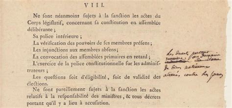 Draft of the French Constitution of 1791:...