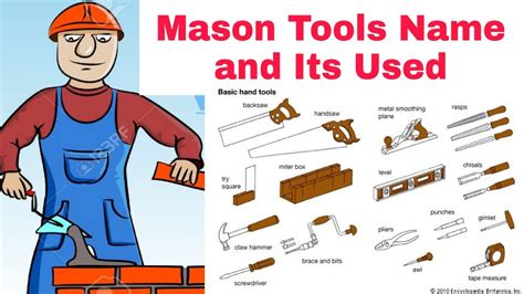 Mason Tools and Their Used - YouTube