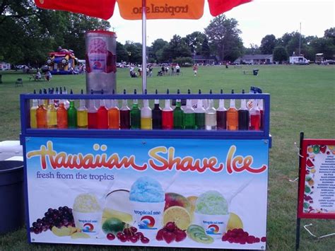 Tropical Sno 84 flavors made on site at your event Michigan Ohio Indiana