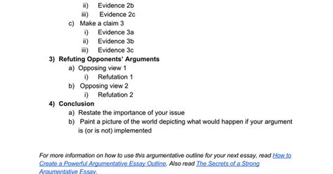 Generic Paper Outline