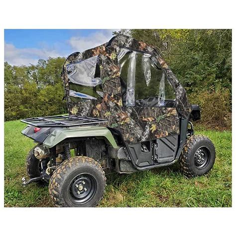 Honda Pioneer 520 Camo 3 Star Soft Upper Doors and Rear Window