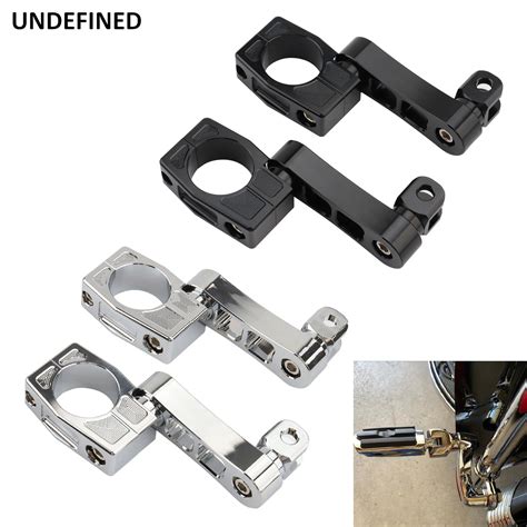 38mm Highway Pegs Adjustable Motorcycle Foot Pegs Engine Guard Bar ...