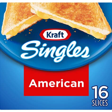 Kraft Singles American Cheese Slices, 16 ct Pack - Walmart.com ...