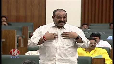 TDP MLA Acham Naidu Speaks On Social Media Comments | AP Assembly | V6 ...