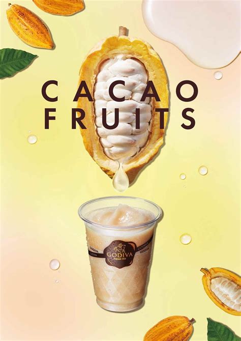 I'm curious about Godiva's "cacao fruit juice"! Refreshing taste using cacao fruit "pulp ...