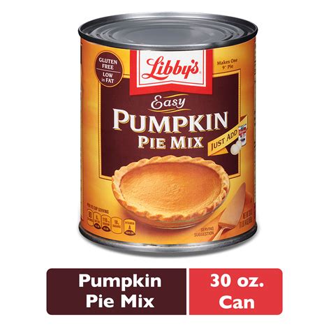 Nestle LIBBY'S Easy Pumpkin Pie Mix, 30 oz. Can - Walmart.com