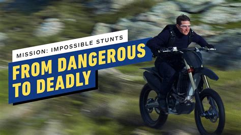 How Mission: Impossible Stunts Went from Dangerous to Deadly - YouTube