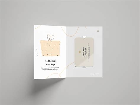 Free gift card mockup - Mockups Design