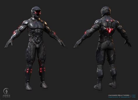 futuristic light armor concept art - flippyfloppyflump