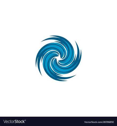 Hurricane logo typhoon logotornado logo wind Vector Image