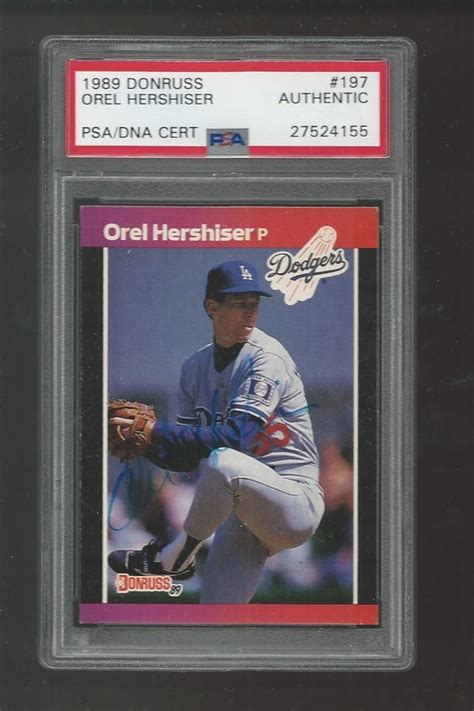 Auction Prices Realized Baseball Cards 1989 Donruss Orel Hershiser