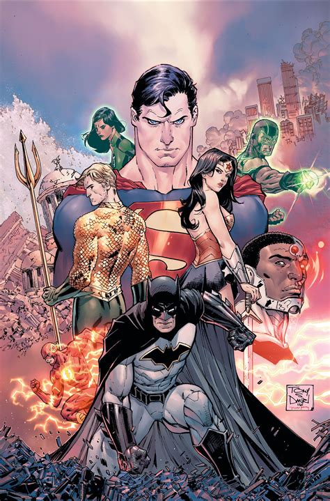 #Justice #League #Fan #Art. (JUSTICE LEAGUE #1 Cover) By: TONY S ...