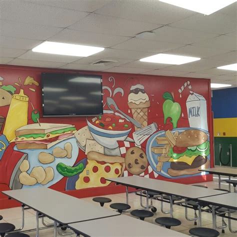 Lunchroom mural by Sonya Clemons Murals Street Art, Street Art Graffiti, Classroom Design, Art ...