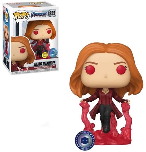 Funko Pop! Marvel Avengers Endgame Wanda Maximoff GITD Pop In A Box ...