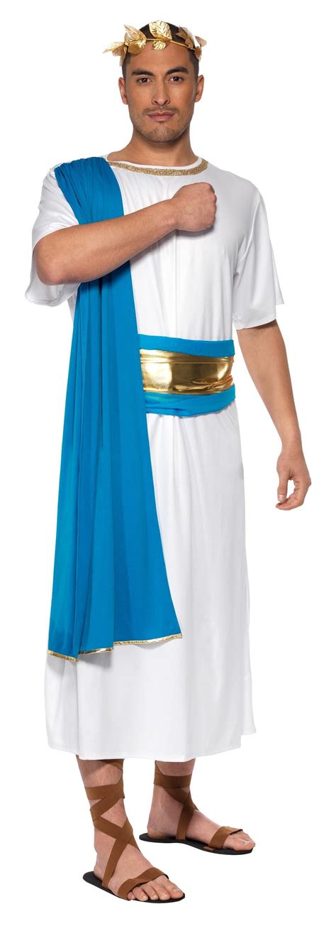 Roman Senator Costume Blue & White