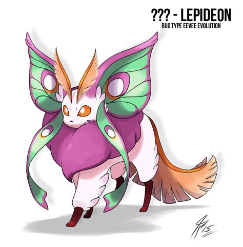 Lepideon the bug Type Eeveelution by TamarinFrog on DeviantArt