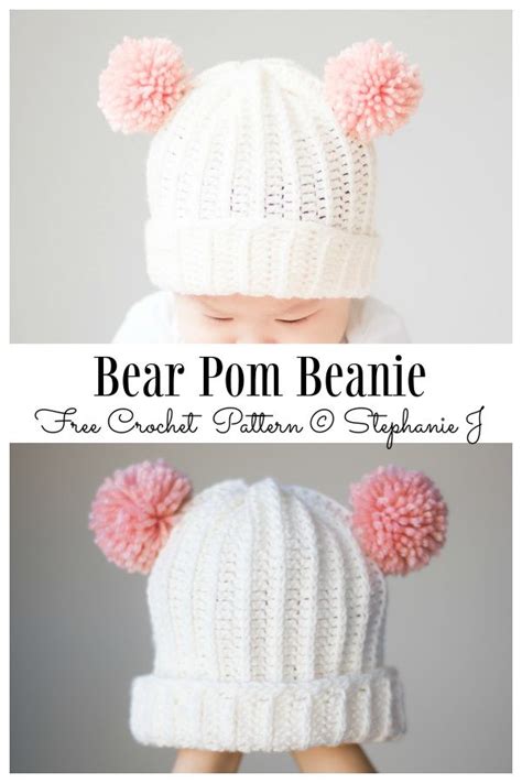 Crochet pom pom hat – Artofit