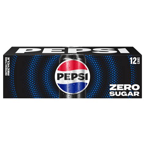 Save on Pepsi Zero Sugar Cola Soda - 12 pk Order Online Delivery | Food Lion