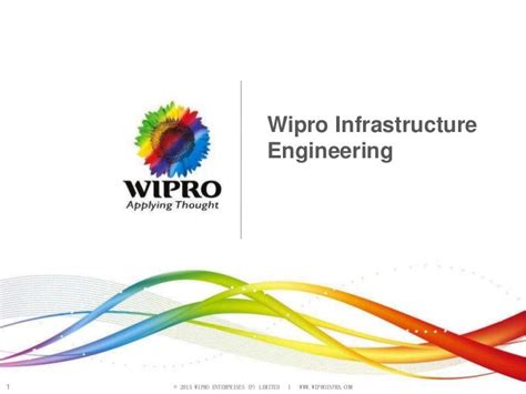 Wipro Infrastructure Engineering Company Presentation - July, 2015