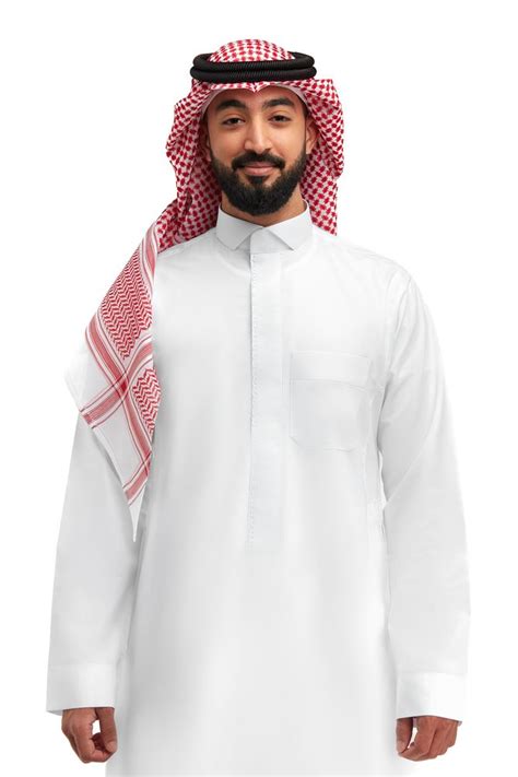 Thobe , Zakhrafat , White , Men – AlShiaka Store