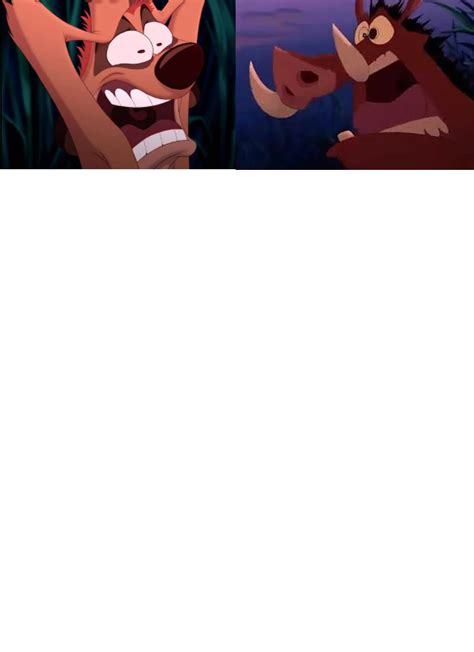 Timon and Pumbaa Screaming Meme by wiryabudisantoso on DeviantArt