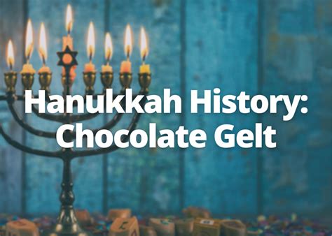 Hanukkah History: Chocolate Gelt Coins - Holidappy