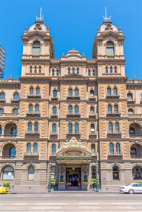 MELBOURNE, AUSTRALIA, JANUARY 1, 2020: Windsor Hotel in Center of Melbourne, Australia Editorial ...