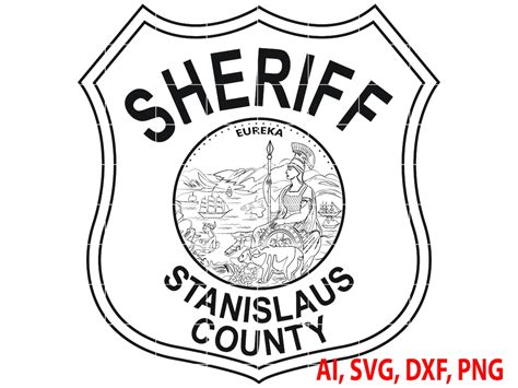 Stanislaus County Sheriff Badge, Logo, Seal, Custom, Ai, Vector, SVG ...