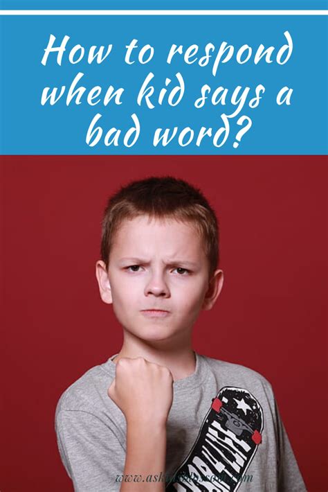 How to Respond when kids says a bad word | Toddler behavior management, Kids behavior, Toddler ...