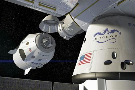 Spacex's Crew Dragon Docking With Iss Photograph by Spacex/science ...