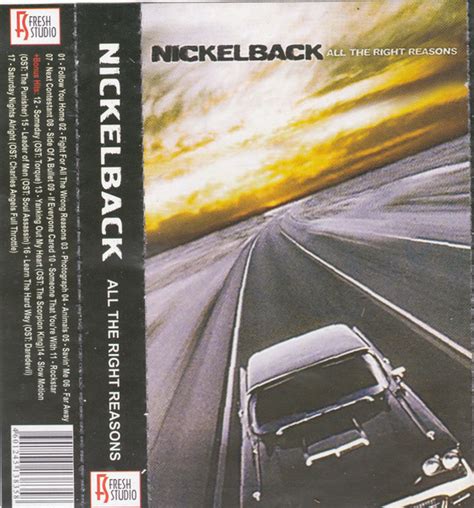 Nickelback – All The Right Reasons (2005, Cassette) - Discogs